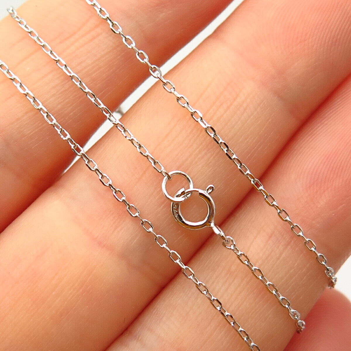 925 Sterling Silver C Z "#Taken" Chain Necklace 17"