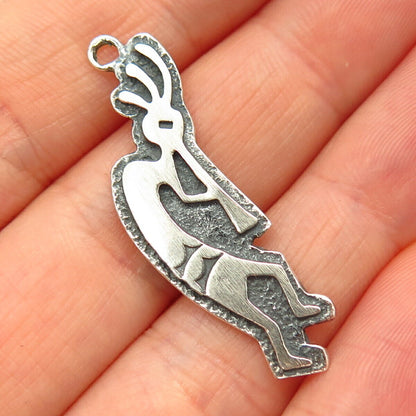 925 Sterling Silver Vintage Native American Kokopelli Charm Pendant