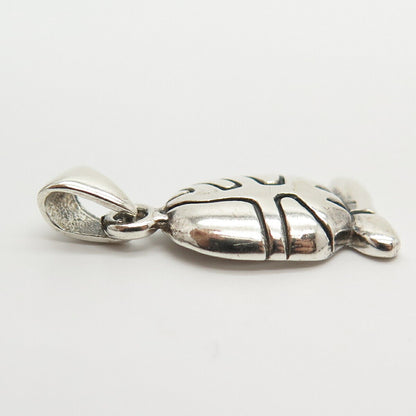 925 Sterling Silver Abstract Design Pendant