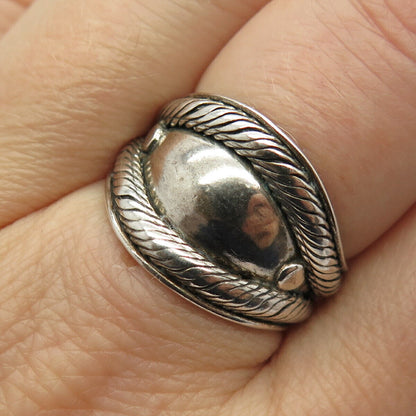 925 Sterling Silver Tribal Ring Size 7