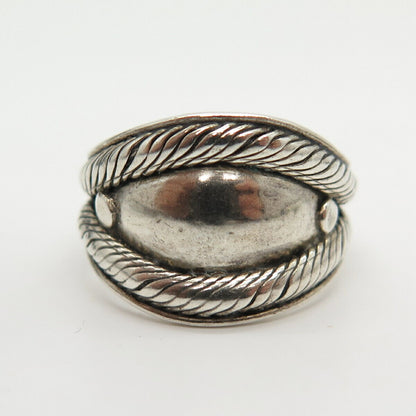 925 Sterling Silver Tribal Ring Size 7