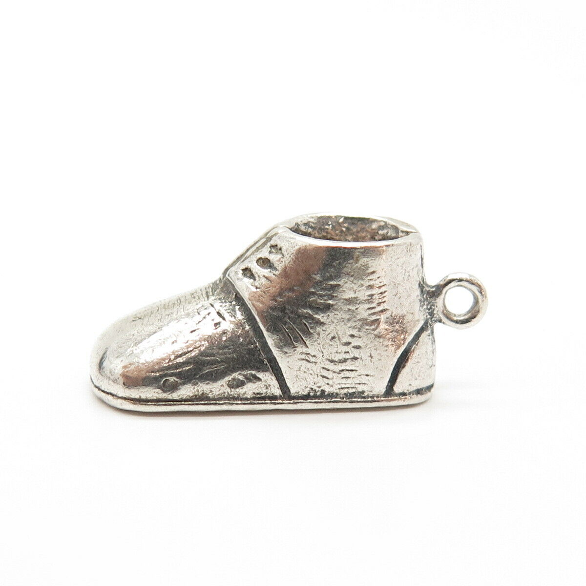 800 Silver Vintage Shoe / Boot Charm Pendant