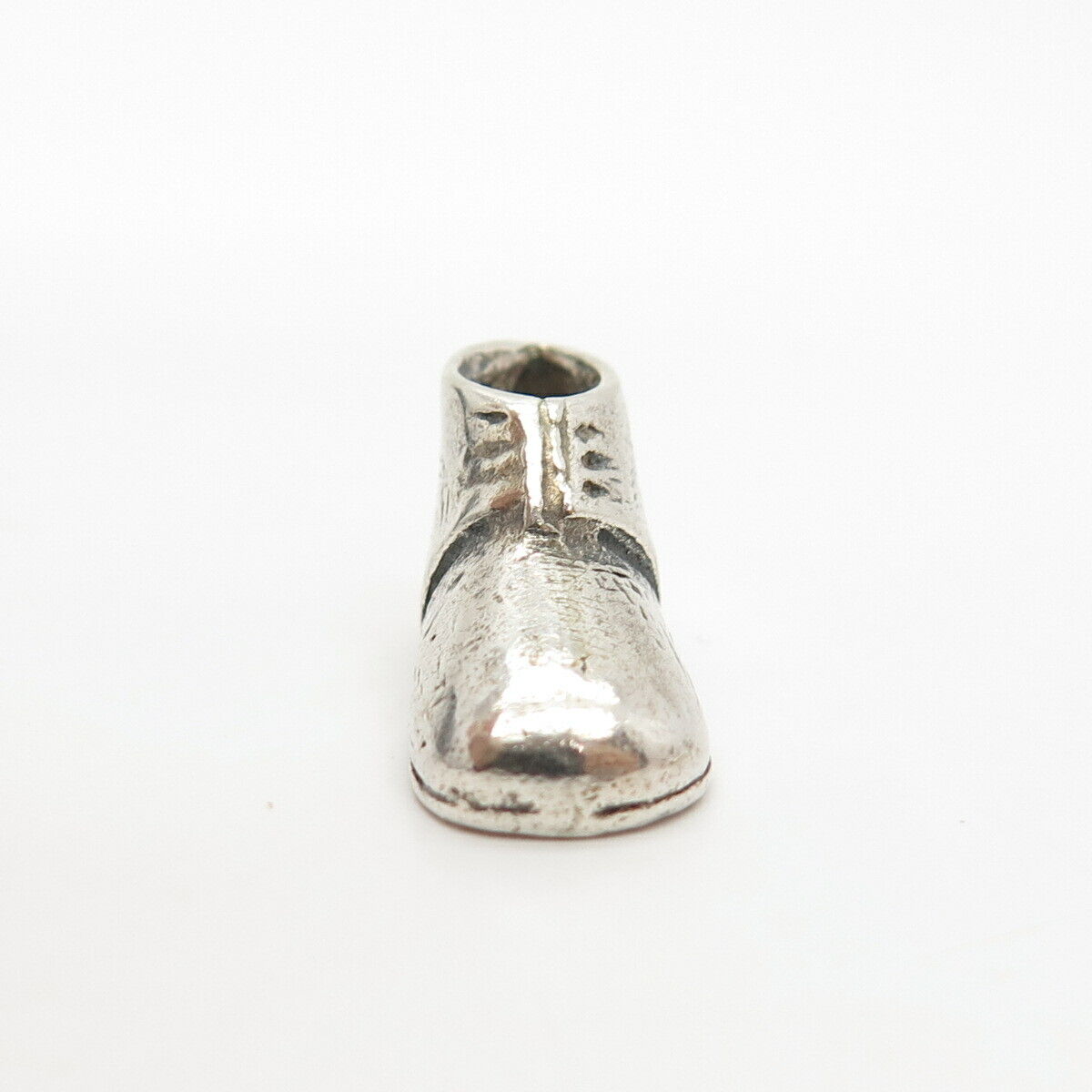 800 Silver Vintage Shoe / Boot Charm Pendant