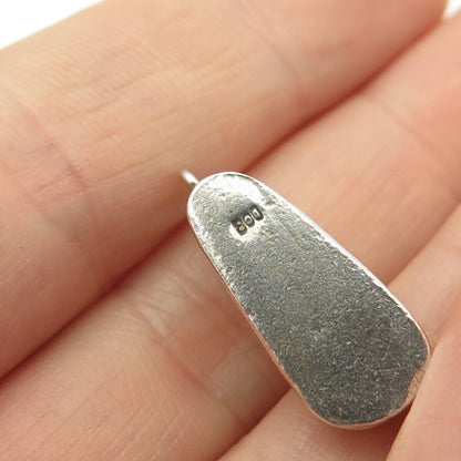 800 Silver Vintage Shoe / Boot Charm Pendant