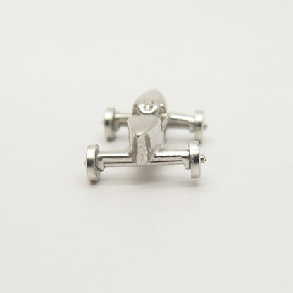 925 Sterling Silver Vintage Retro Racing Car Charm Pendant