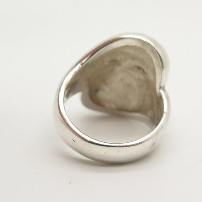 925 Sterling Silver Vintage Mexico Puffy Knot Ring Size 7 3/4