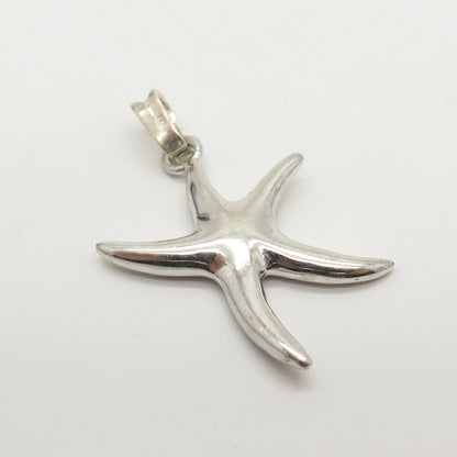 925 Sterling Silver Italy Sea Star / Starfish Pendant