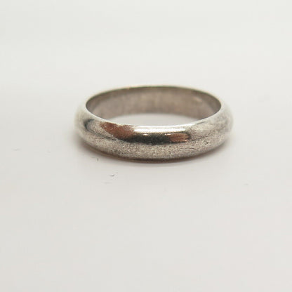 925 Sterling Silver Classic Band Ring Size 5