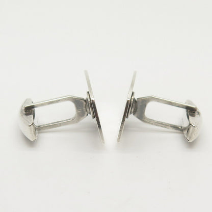 925 Sterling Silver Vintage Etched Cufflinks