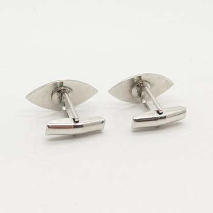 925 Sterling Silver Vintage Etched Cufflinks