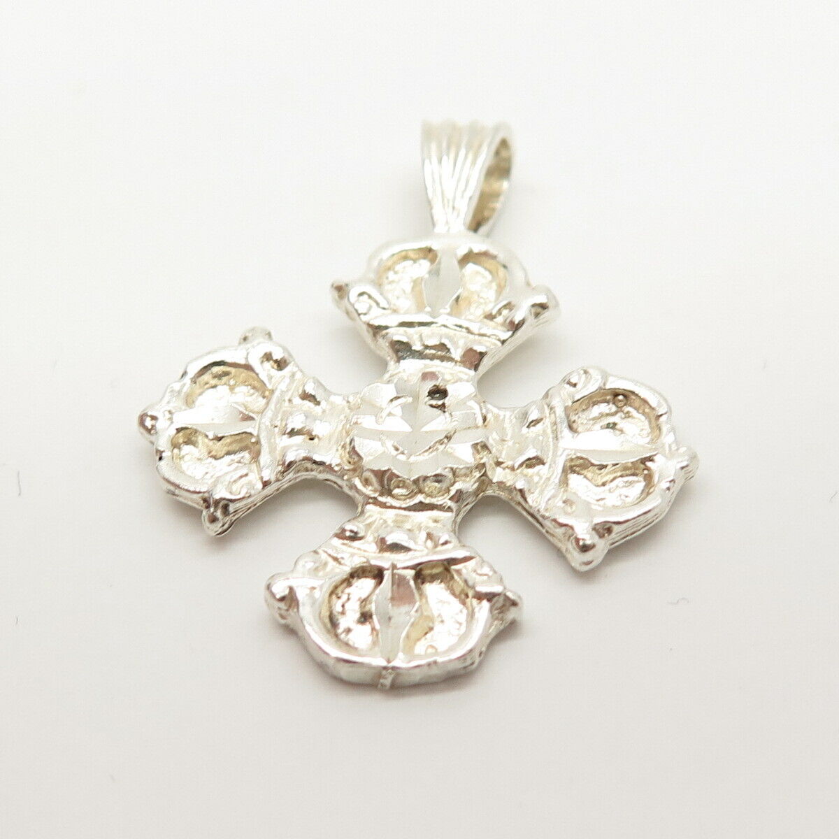 925 Sterling Silver Vintage Cross Pendant