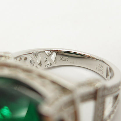 925 Sterling Silver C Z Ring