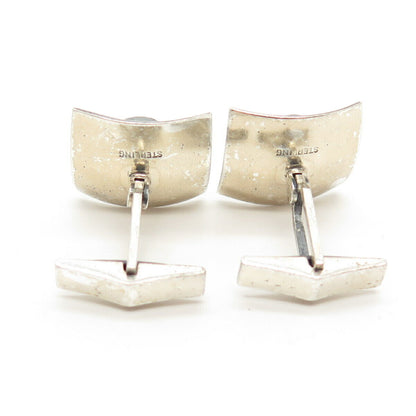 925 Sterling Silver Vintage Man's Profile Cufflinks