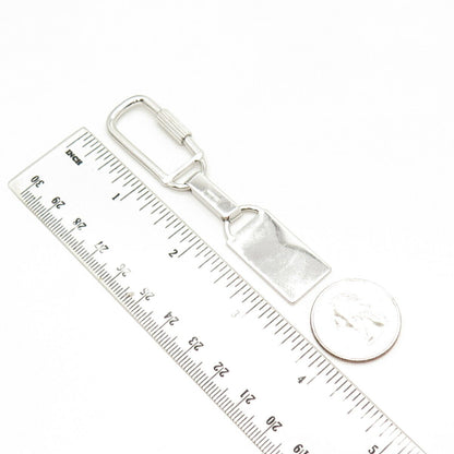 800 Silver Vintage Castle Chapel Design Tag Key Ring