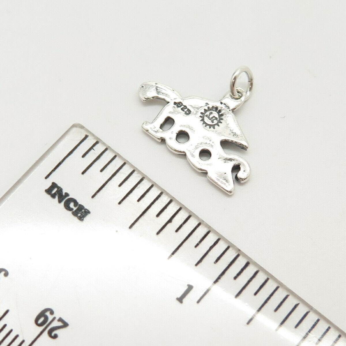 925 Sterling Silver Vintage 2001 Graduation Hat Design Pendant