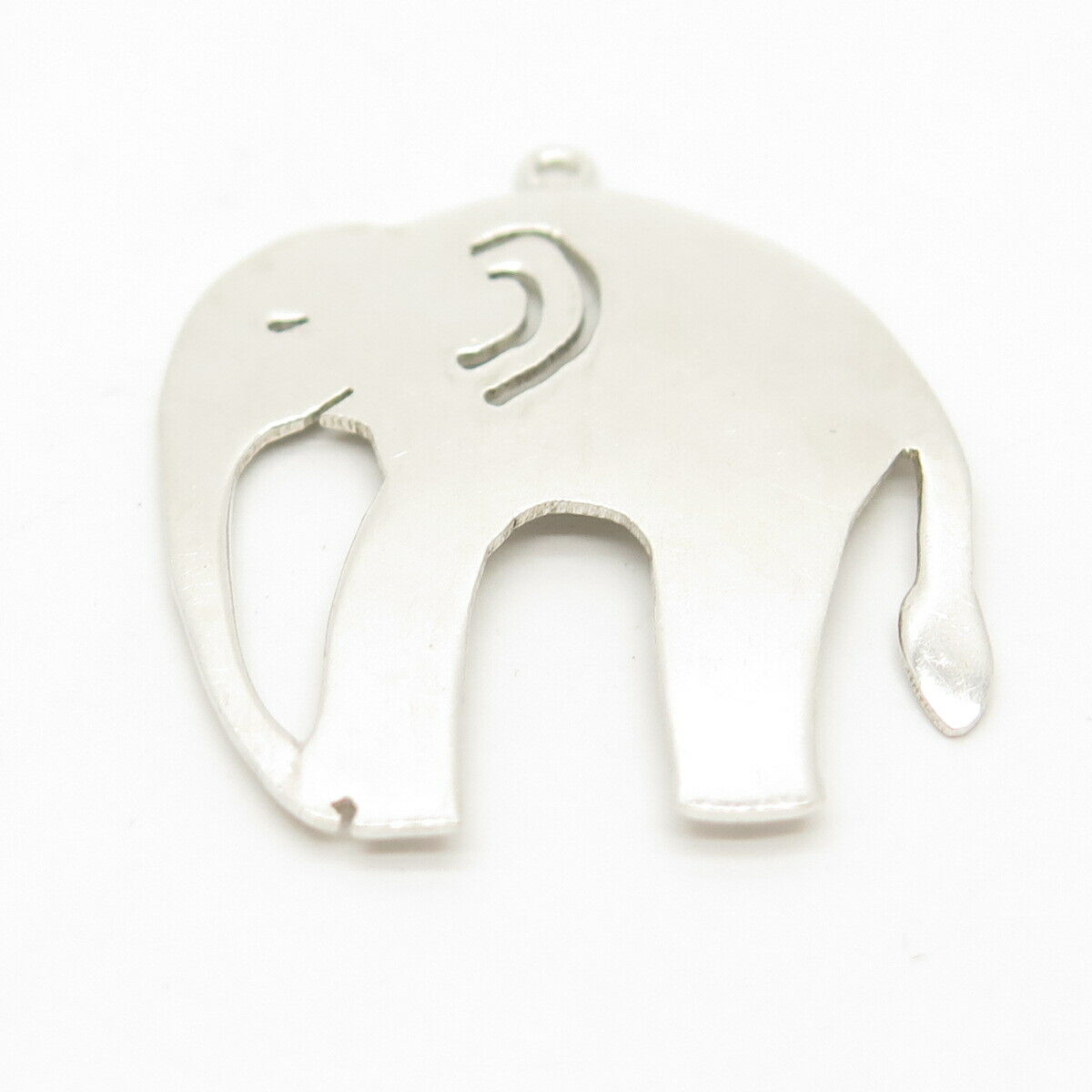 925 Sterling Silver Vintage Elephant For Good Luck Pendant