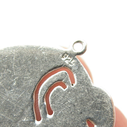 925 Sterling Silver Vintage Elephant For Good Luck Pendant