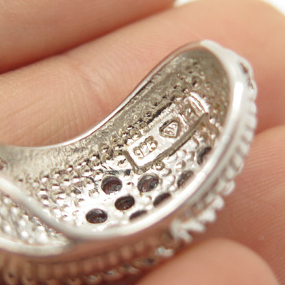 925 Sterling Silver Real Iolite Gemstone Slide Pendant