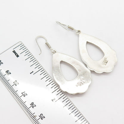 925 Sterling Silver Vintage Mexico Dangling Earrings