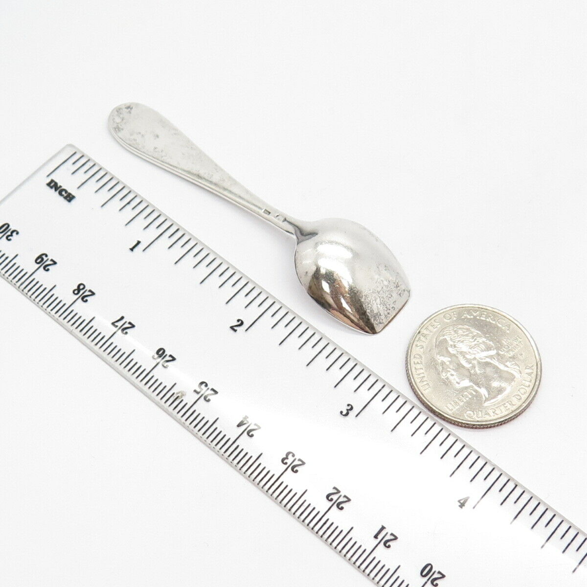 800 Silver Vintage Classic Salt & Spices Spoon