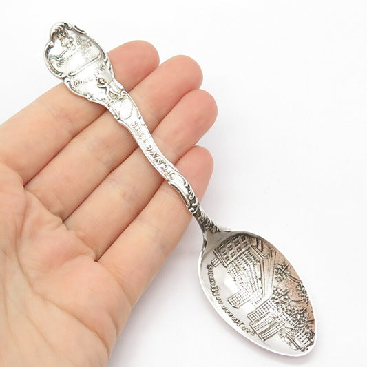 925 Sterling Silver Antique "The Heart of Memphis Tennessee" Tea Spoon