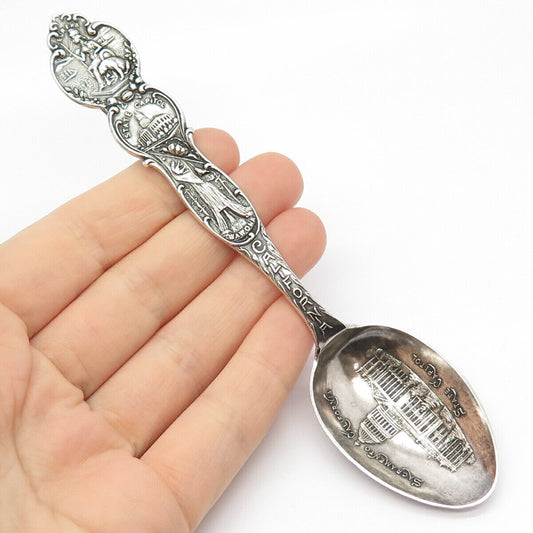 925 Sterling Silver Antique 1908 "Sacramento California The Capitol" Tea Spoon