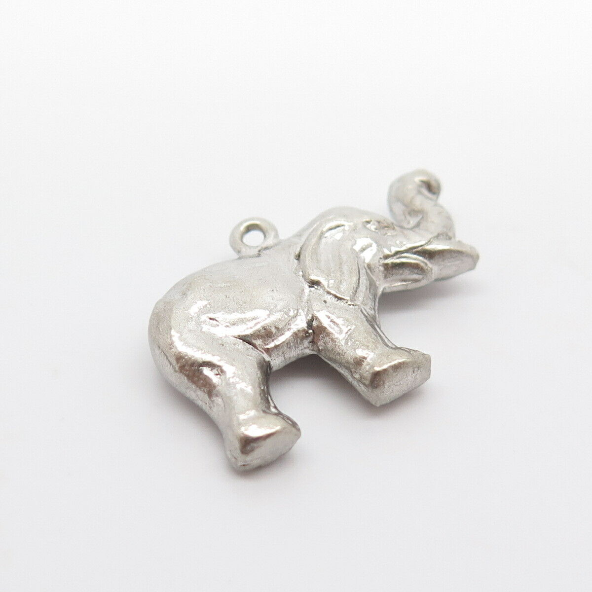 925 Sterling Silver Vintage Elephant For Good Luck Pendant