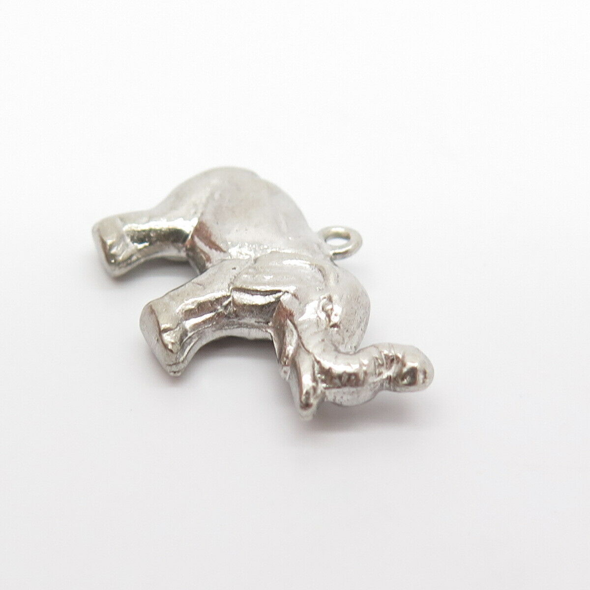 925 Sterling Silver Vintage Elephant For Good Luck Pendant