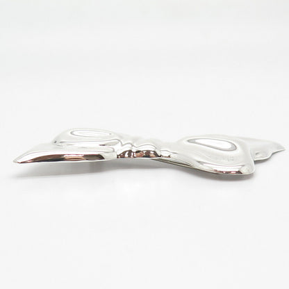 925 Sterling Silver Vintage Bow Pin Brooch