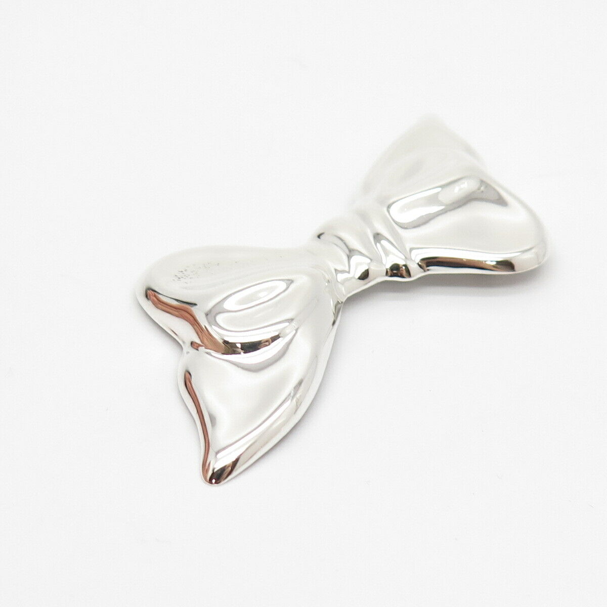925 Sterling Silver Vintage Bow Pin Brooch