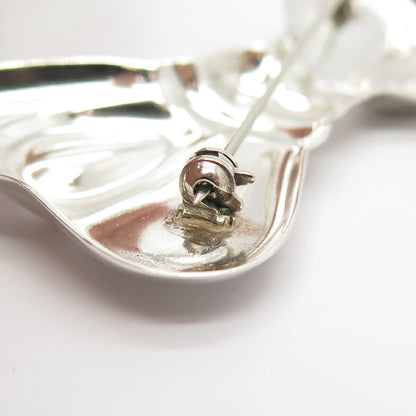 925 Sterling Silver Vintage Bow Pin Brooch