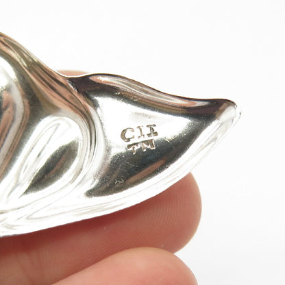 925 Sterling Silver Vintage Bow Pin Brooch