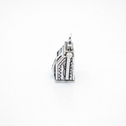 925 Sterling Silver Vintage Slot Machine For Good Luck Charm Pendant