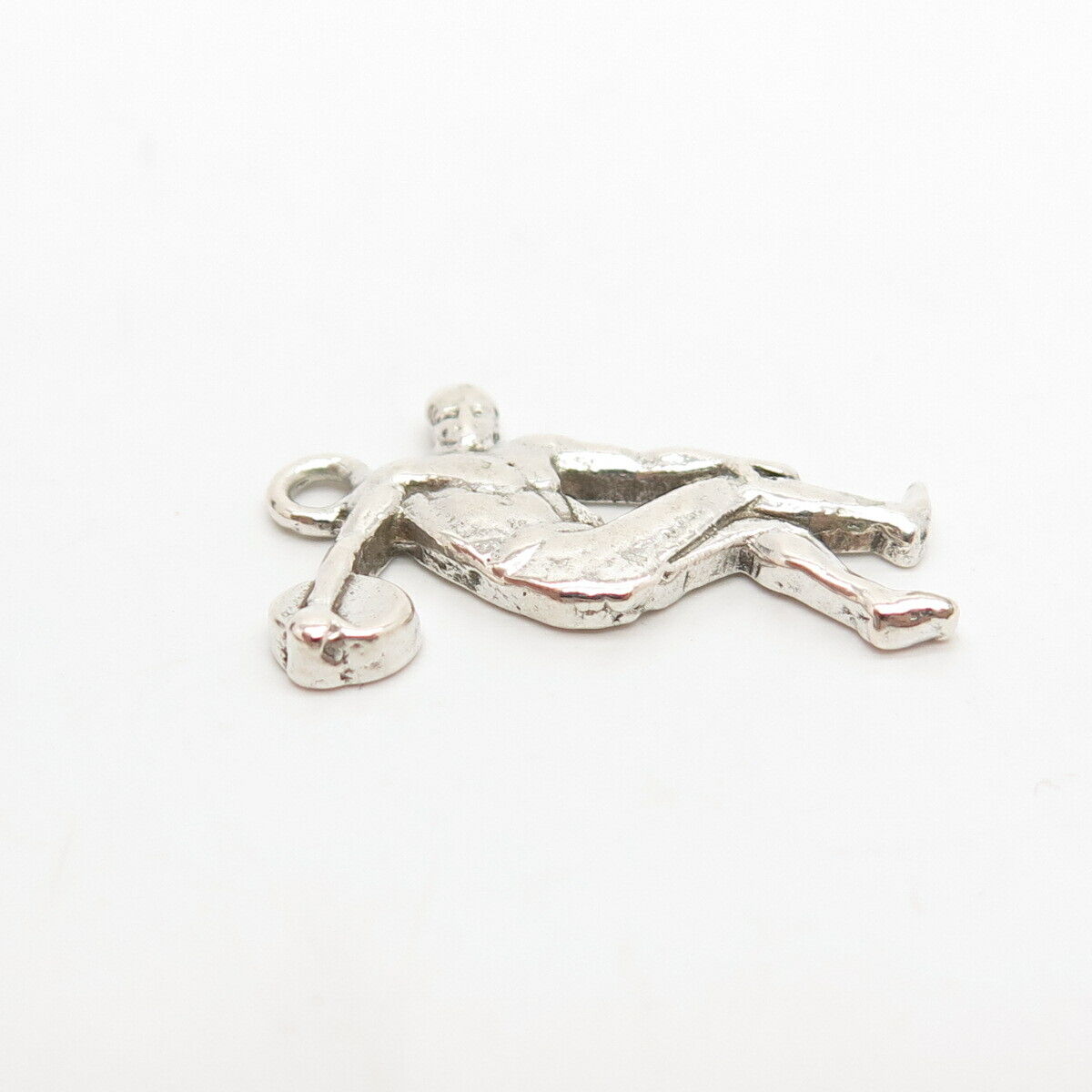 800 Silver Vintage Sportsman Pendant