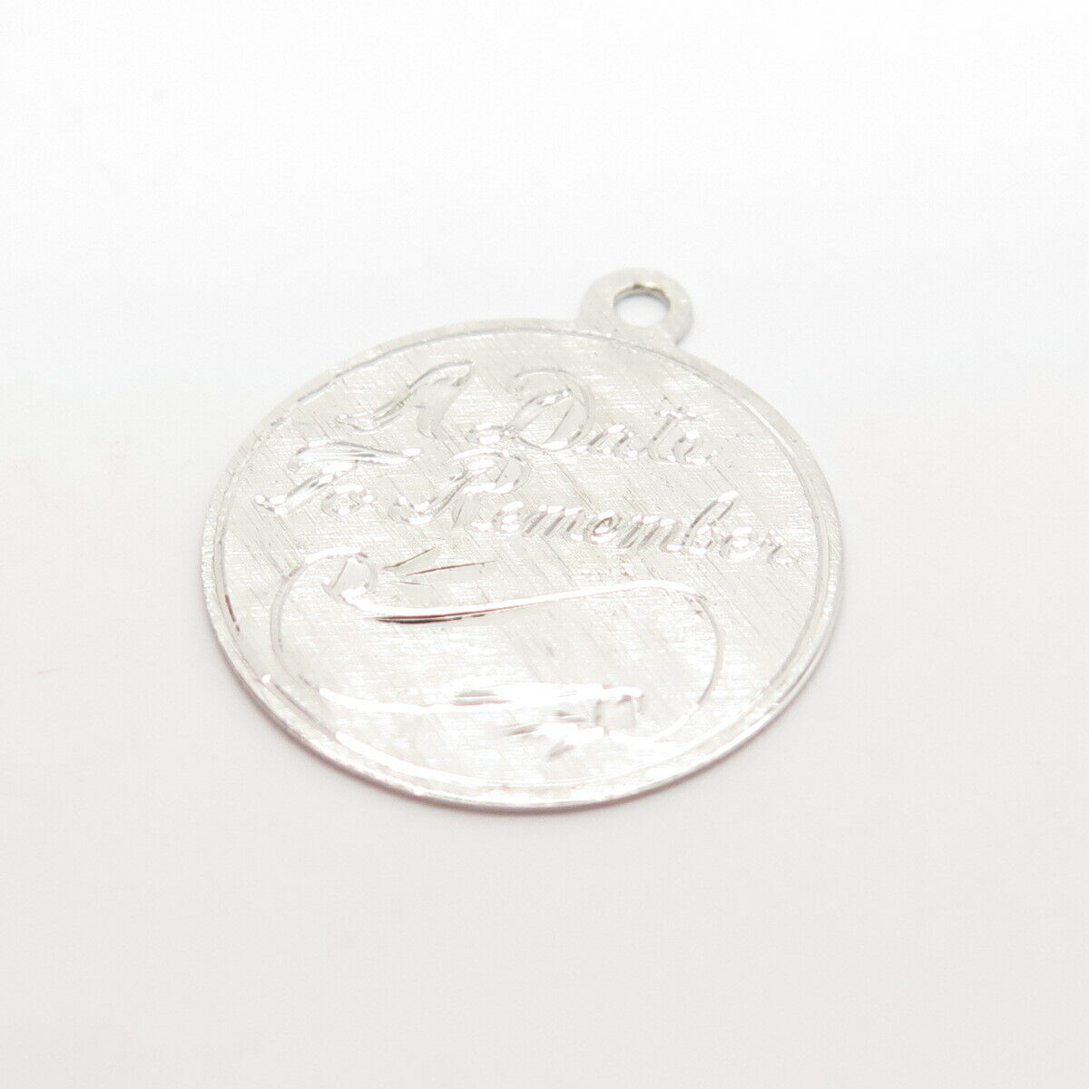 925 Sterling Silver Vintage Griffith & Sons Co "A Date To Remember" Pendant