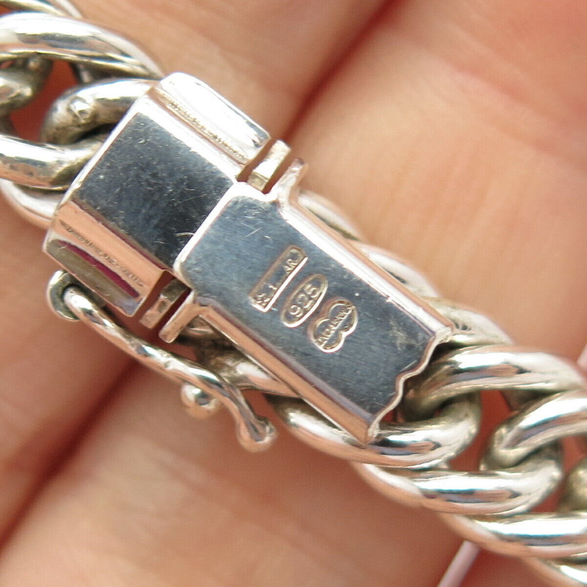 925 Sterling Silver Vintage Cable Chain Necklace 15"