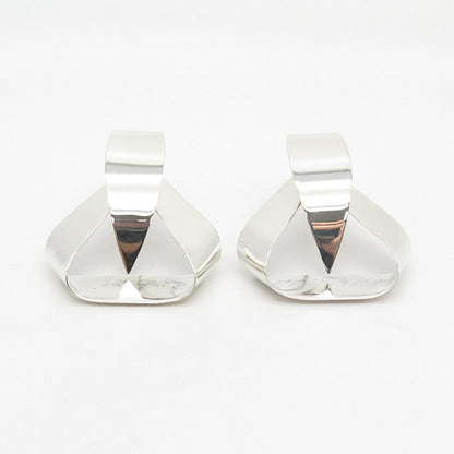 925 Sterling Silver Vintage Mexico Modernist Earrings