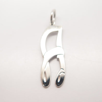 925 Sterling Silver Vintage Anson Abstract Letter "A" Initial Pendant