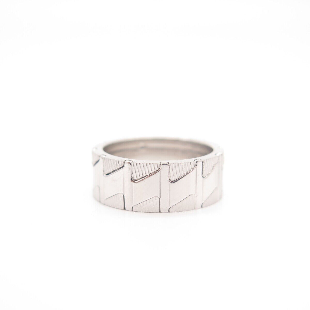 925 Sterling Silver Neos Striped Band Ring Size 7.5