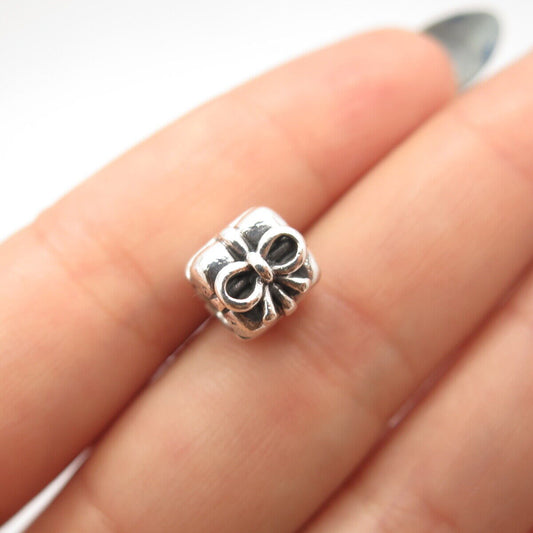 925 Sterling Silver Pandora Bow Bead Charm