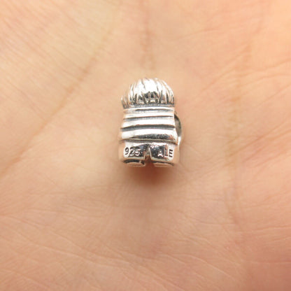 925 Sterling Silver Pandora Little Man Bead Charm