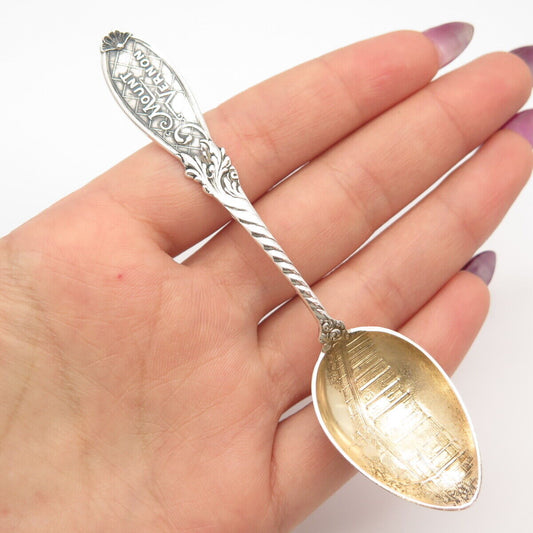 925 Sterling Silver 2-Tone Vintage "Mount Vernon" Spoon