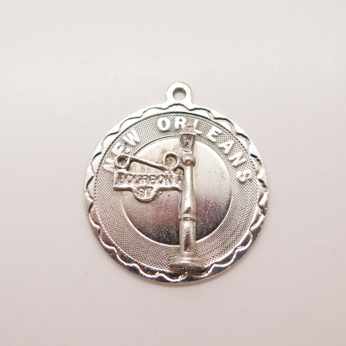 925 Sterling Silver Vintage Elco "New Orleans" Pendant