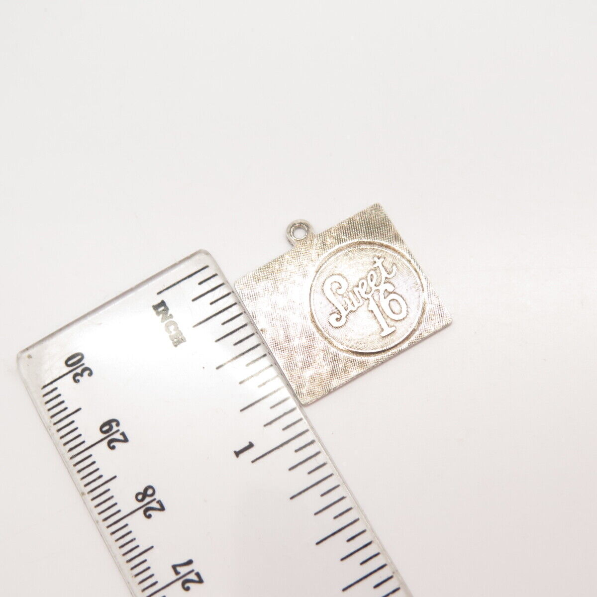 925 Sterling Silver Vintage "Sweet 16" Pendant