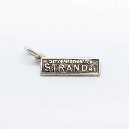 925 Sterling Silver Vintage "City of Westminster Strand" Pendant