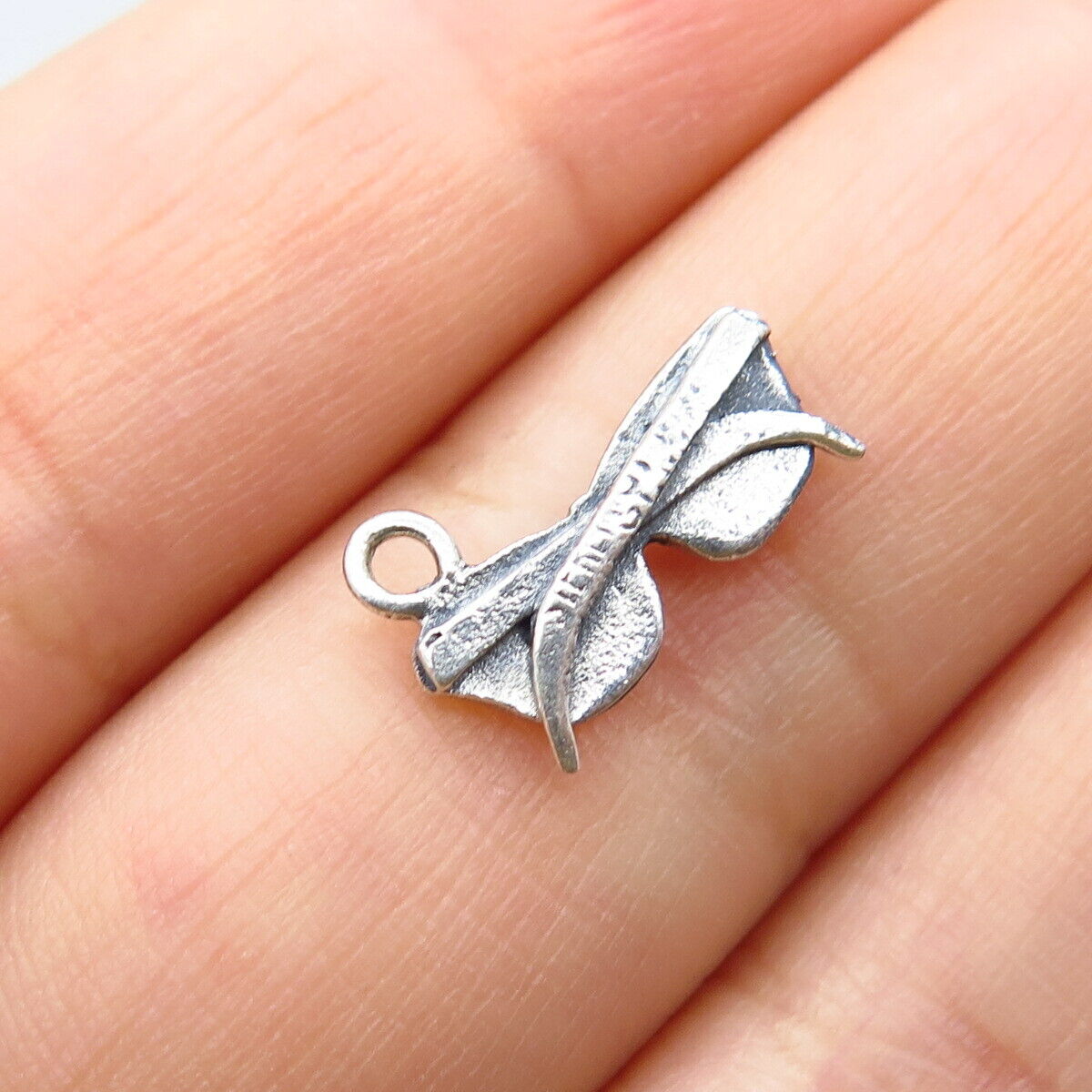 925 Sterling Silver Vintage Glasses Charm Pendant