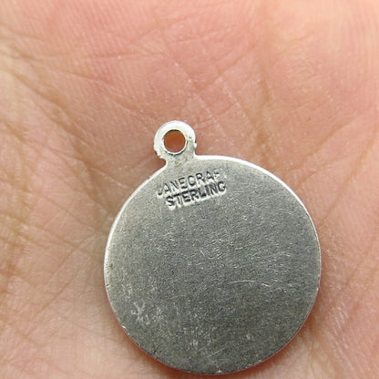 925 Sterling Silver Vintage Danecraft "Sweet 16" Charm Pendant