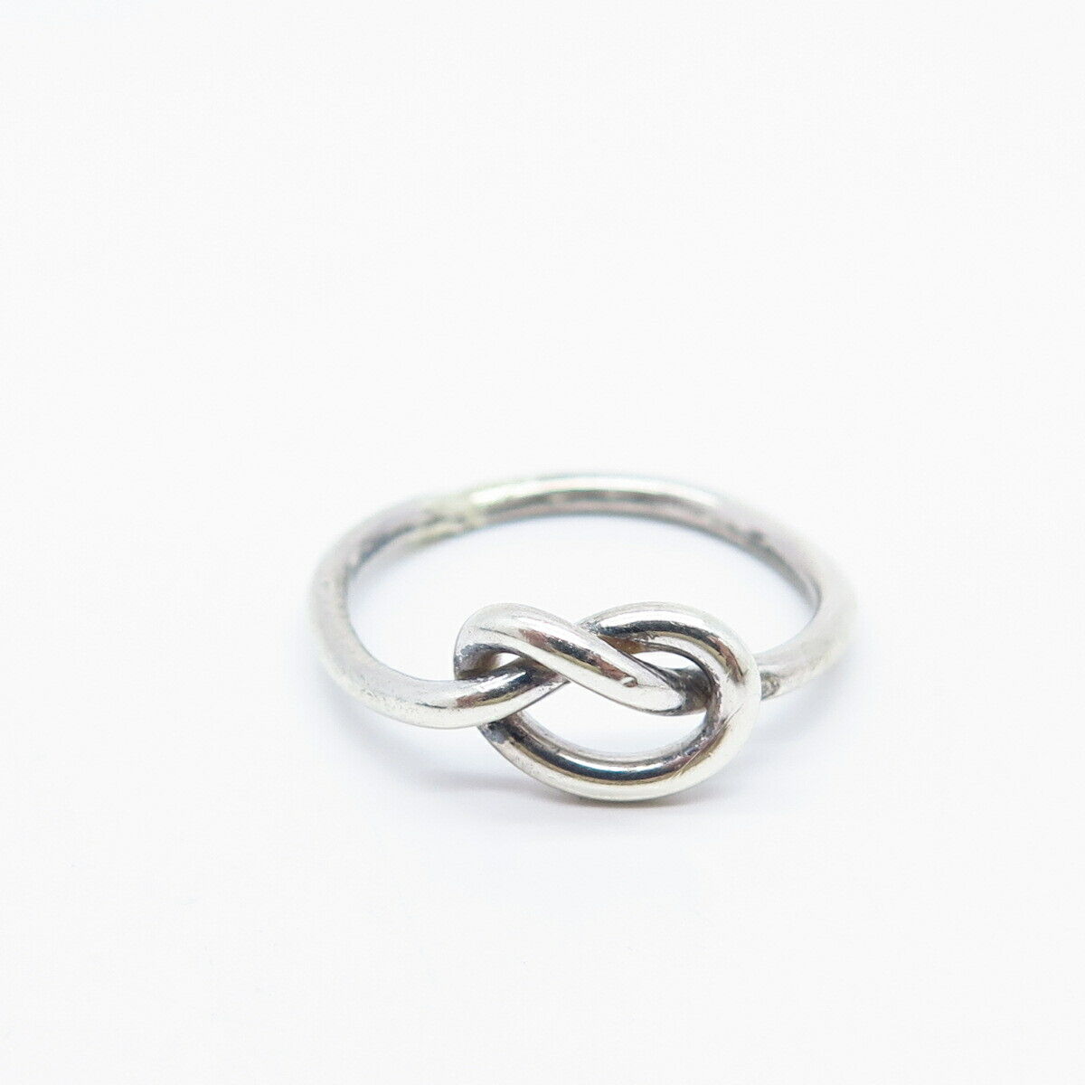 925 Sterling Silver Knot Ring Size 5.75