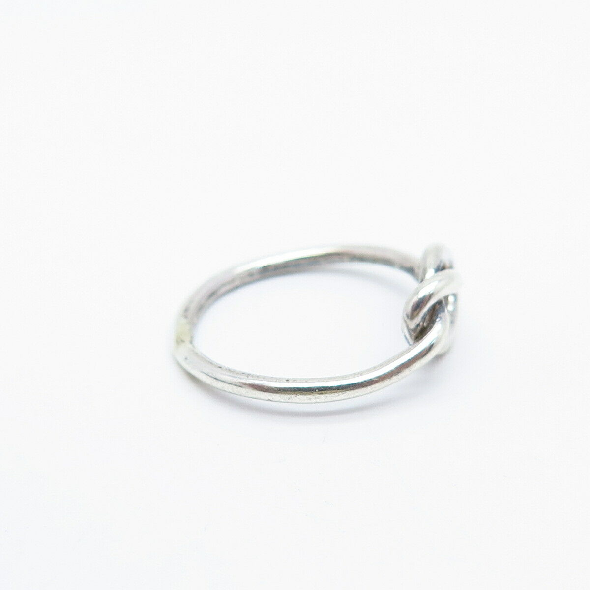 925 Sterling Silver Knot Ring Size 5.75