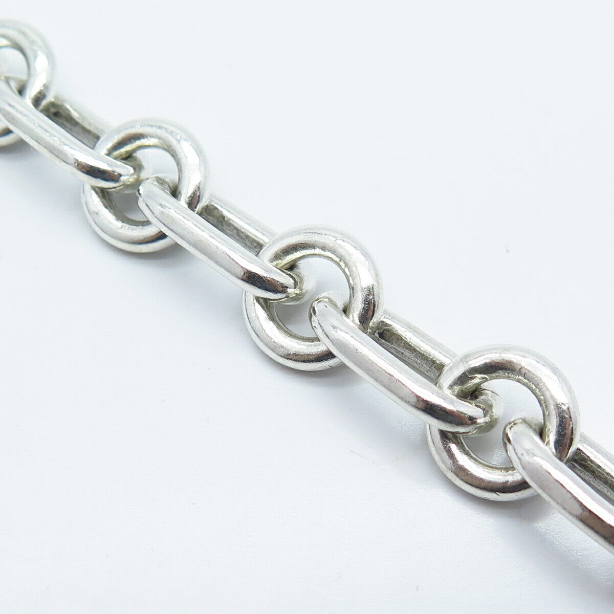 925 Sterling Silver Lisa Greene Fine ARF Oval Link Bracelet 6.75"